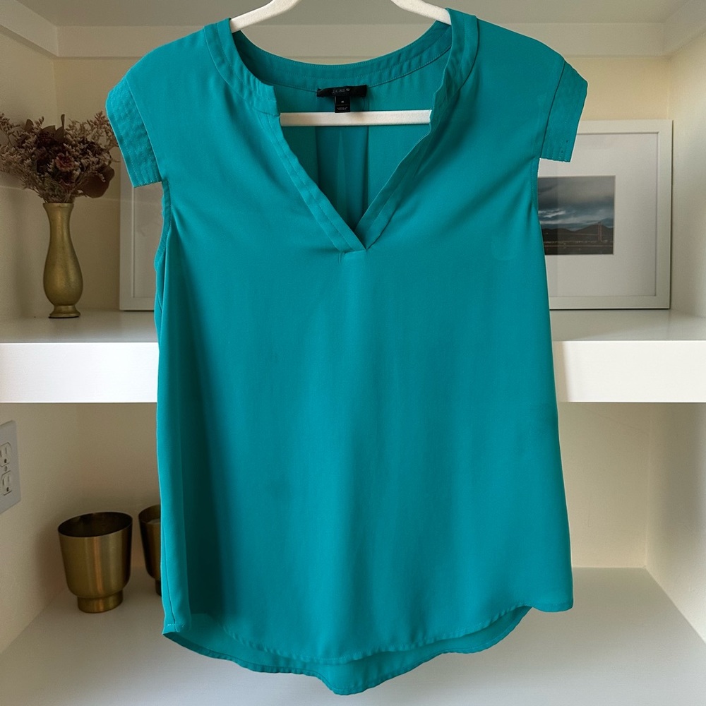 Teal Blouse